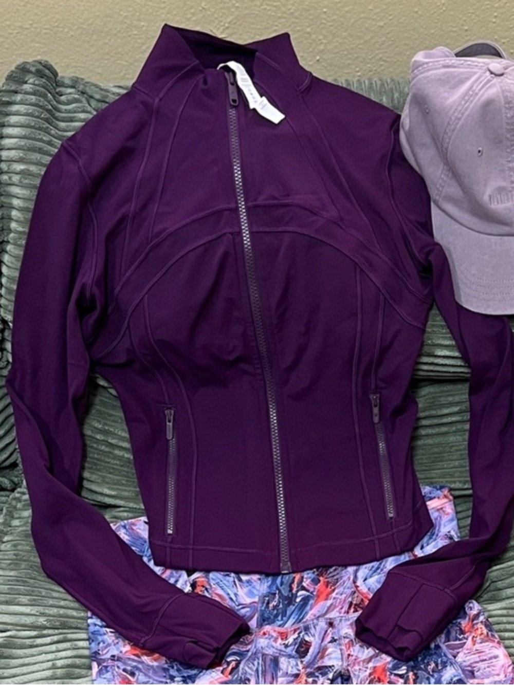lululemon athletica Plum Zip Athletic Jacket